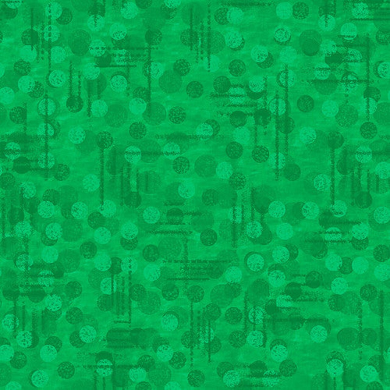 Fabric Blank Quilting Kelly Green Tonal Texture Jot Dot by the Quarter Yard 9570-62